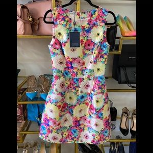 Oscar de la Renta floral fit & flare dress Size 6